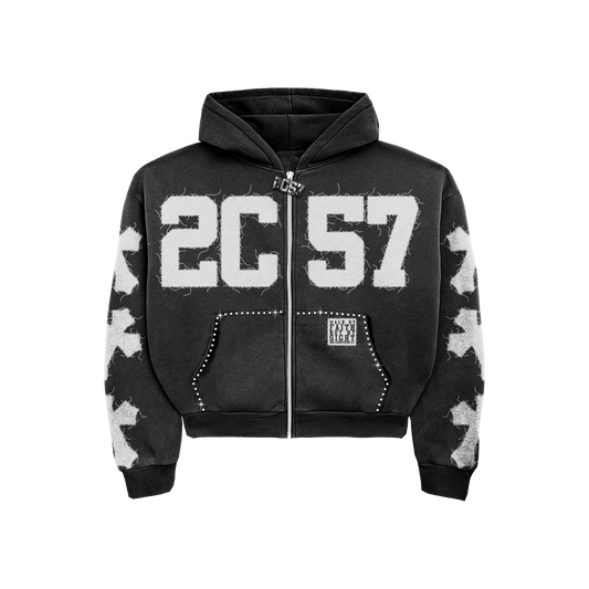 The "2nd Corinthians 5:7"  Zip-Up