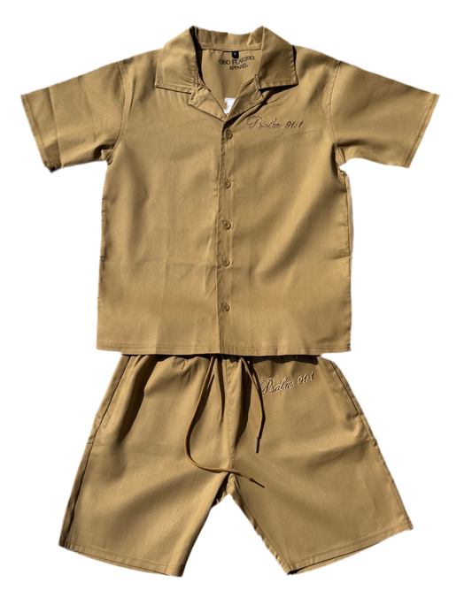Psalm 91:1 Button Up Short Set
